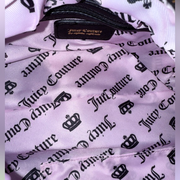 NWT Juicy Couture Romance Hobo Shoulder Bag w Bow And Charm in Licorice (Black) - Picture 7 of 7